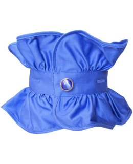 Buttonable Ruffle, Ocean Blue Uni/goes out of the assortment