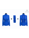 Buttonable Ruffle, Ocean Blue Uni/goes out of the assortment