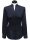 Respect collar blouse, marine uni