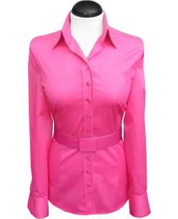 Bluse, fuchsia uni extralang/Geht aus dem Sortiment