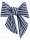 Sash marine white striped