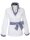 Ruffle blouse striped contrast, marine / white/goes out of the assortment