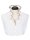 Blousen collar ruffle white with golden piping/goes out of the assortment