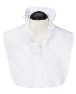 Blousen collar ruffle white/goes out of the assortment