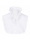 Blousen collar ruffle white/goes out of the assortment