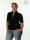 Short Sleeve Stand Collar Shirt, Black/goes out of the assortment