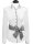 Contrast blouse Weiss Uni with Smoky  Piped