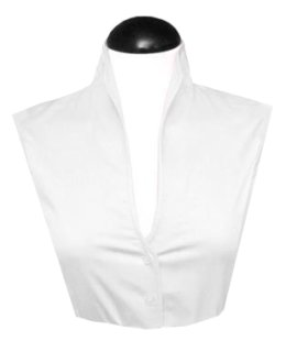 Blousen collar stand collar white
