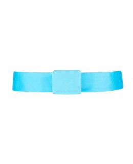 Single belt turquoise with a turquoise belt buckle