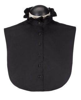 Blousen collar set ruffle black