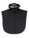 Blousen collar set ruffle black/goes out of the assortment