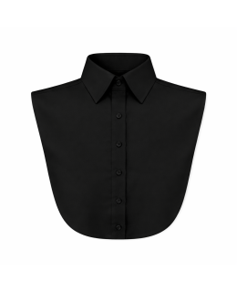 Blusenkragen klassische Bluse schwarz/Geht aus dem Sortiment