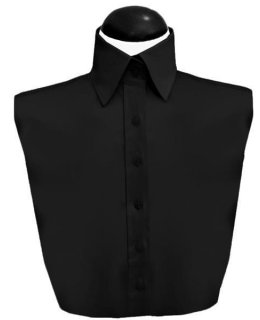 Blousen collar classic blouse black