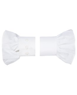 Blustered man chute ruffle white/goes out of the assortment